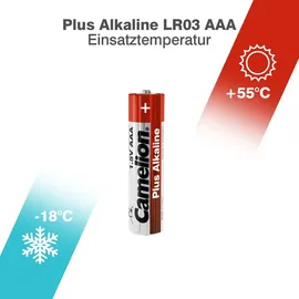Camelion | AAA/LR03 | Plus Alkaline | 2 Stück