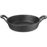 Olympia gusseiserne runde Servierpfanne mit Griffen 18cm