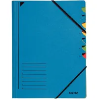 Leitz Ordnungsmappe 3907 7 Fächer blau
