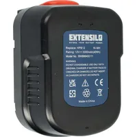 EXTENSILO Akku kompatibel mit Black & Decker Firestorm FS1202D,
