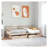 vidaXL Tagesbett 90 x 190 cm Braun