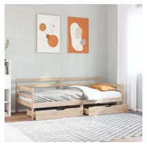 vidaXL Tagesbett 90 x 190 cm Braun
