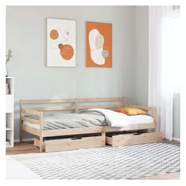 vidaXL Tagesbett 90 x 190 cm Braun