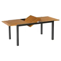 Merxx Ausziehtisch 150 (200) x 90 x 61 cm Graphit/Natur