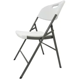 Hti-Living Klappstuhl Metall weiß 1 Stück