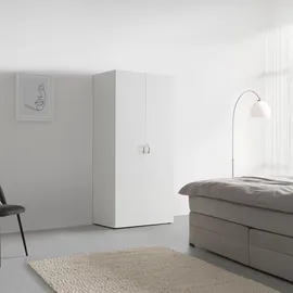 SchlafKONTOR Base 80 x 177 x 52 cm weiß