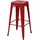 Mendler 4er-Set Barhocker  ~  rot