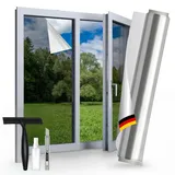 bundviel Einwegspiegel-fensterfolie, Sonnenschutz, Anti-uv Und Anti-hitze, Anti-sichtschutz, 44,5 X 200 Cm