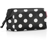 Reisenthel travelcosmetic - Starke robuste und praktische Reisekosmetiktasche, Handschlaufe, wasserabweisendes Material, Couleur:dots white