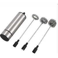 Elektrischer Milchaufschäumer, Milchmixer, Milchaufschäumer Aus Edelstahl Und Kaltschaum Für Kaffee, Espresso, Latte Macchiato Und Cappuccino