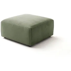 KAWOLA Hocker RANI Polsterhocker Feincord 0 x 0 x 0 cm Grün
