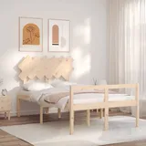 Seniorenbett Mit Kopfteil Massivholz