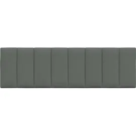 vidaXL Kopfteil-Kissen Hanko Dunkelgrau 160 cm Stoff