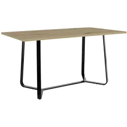 byLIVING Esstisch TALEA, Breite 140 cm, Artisan Eiche (Eiche-Optik)/schwarz