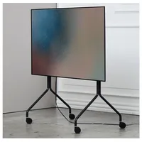 Pedestal Moon Rollin' TV-Stand - charcoal