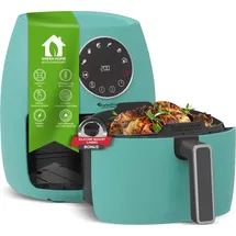TurboTronic Heißluftfritteuse 3,5L blau