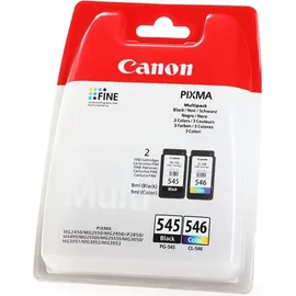 Canon PG-545 schwarz + CL-546 CMY