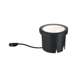 Paulmann 94669 Plug & Shine LED Wandfluter Ocos IP67 3000K 6,1W Anthrazit