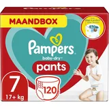 Pampers Baby Dry Pants 7 – 3 x 40 Stück – 17+ kg – Vorteilspack