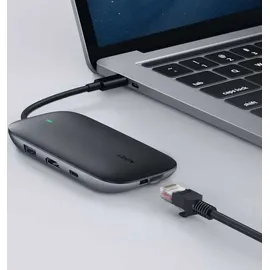 Aukey CB-C71 laptop-dockingstation - portreplikator Schwarz