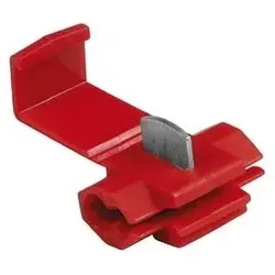 Clamping Connector, red, 5 pieces
