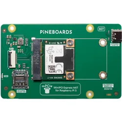 Pineboards MiniPCI Express Hat für Raspberry Pi 5, Nano-SIM, Edge Coral TPU Bundle