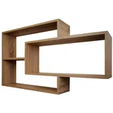 TRAUMMÖBEL Wandregal 40 x 12 x 10 cm Braun