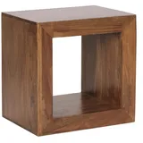 KADIMA DESIGN Standregal 44 x 44 x 44 cm Braun