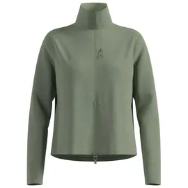 Odlo Damen Grid Fleece Mid Layer 1/2 Zip grün