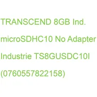 Transcend Industrial 10I R24/W22 microSDHC 8GB, Class 10 (TS8GUSDC10I)