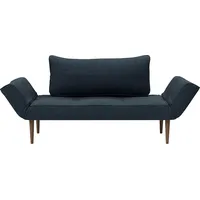 Innovation Living Schlafsofa Zeal Styletto dunkel Stoff Blau Blue