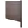 MCW WPC Sichtschutz 188 x 182 cm Braun WPC