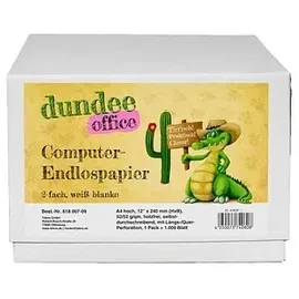 Dundee Endlospapier A4 52 g/m2 1.000 Blatt