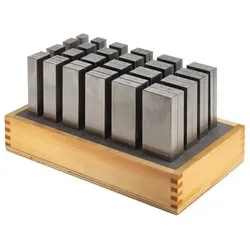 Parallelunterlagen-Satz P L 125mm im Holzständer