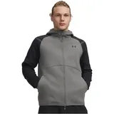 Under Armour Unstoppable Fleece Reißverschlusspullover - clay green/black/black L