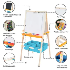 Teamson Kids Vangogh Kinder Staffelei 1 St. Blau/Grün