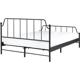 Beliani Mauressac 140 x 200 cm Schwarz