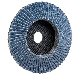 TRIMFIX ZIRCOPUR, 100 mm x 15,2 mm, Korn 60, Fächerschleifscheibe