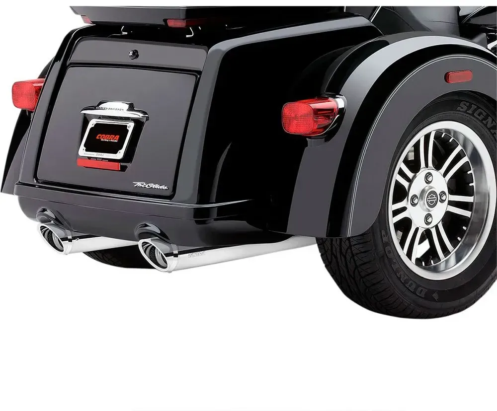 Cobra Harley Davidson 6301 Nicht Homologierter Slip-on-schalldämpfer - Chrome - Not Homologated