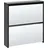 Beliani MIDFIELD Schuhschrank 80 x 30 x 90 Schwarz