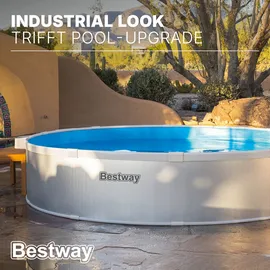 BESTWAY Tanx Stahlwandpool Set Ø 305 x 61 cm inkl. Filterpumpe