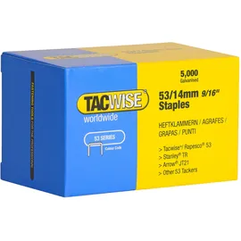 Tacwise 0452 Typ 53/14 mm Verzinkte Heftklammern, 5000 Stück