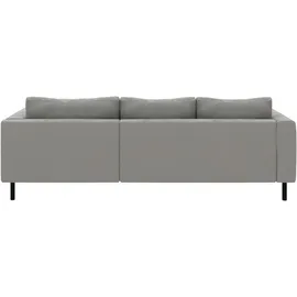 TRENDMANUFAKTUR Ecksofa Amazing II Cord 2-Sitzer Beige