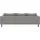 TRENDMANUFAKTUR Ecksofa Amazing II Cord 2-Sitzer Beige