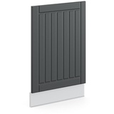 Vicco Geschirrspülerblende 45 cm FAME Line Küchenschrank Küchenzeile Landhaus Weiß Anthrazit