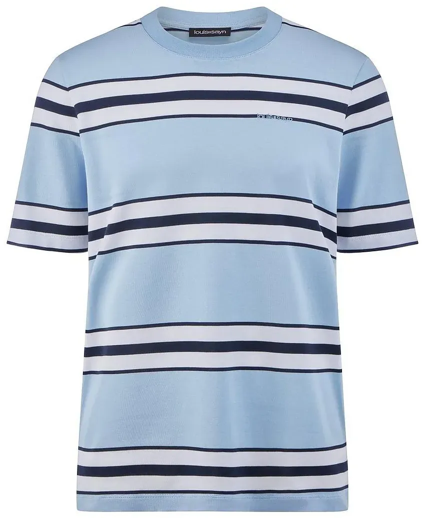 Rundhals-Shirt Louis Sayn blau, 50