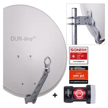 Dur-Line Select 1 Teilnehmer Set - Qualitäts-Alu-Satelliten-Komplettanlage - Sel...