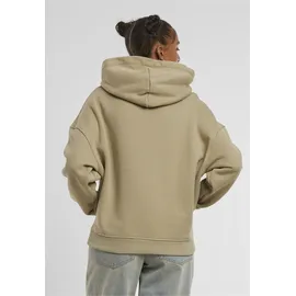 pequs Cropped Mythic Logo Hoodie Grau S