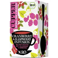 Cupper Bio Früchtetee Cranberry & Raspberry Infusion (20 Beutel)