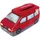 VW Collection T4 Bus 3D Universaltasche, Neopren, rot